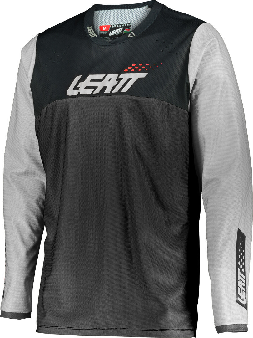 Leatt Moto 4.5 Enduro Motocross Jersey, svart, storlek L