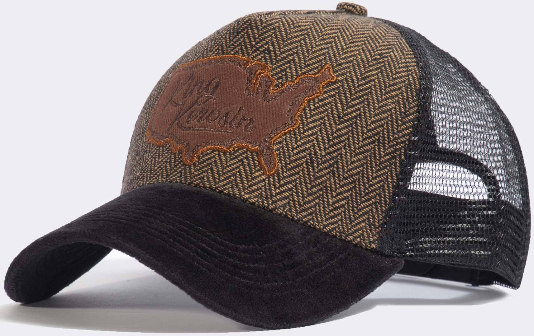 King Kerosin USA Trucker Casquette, brun