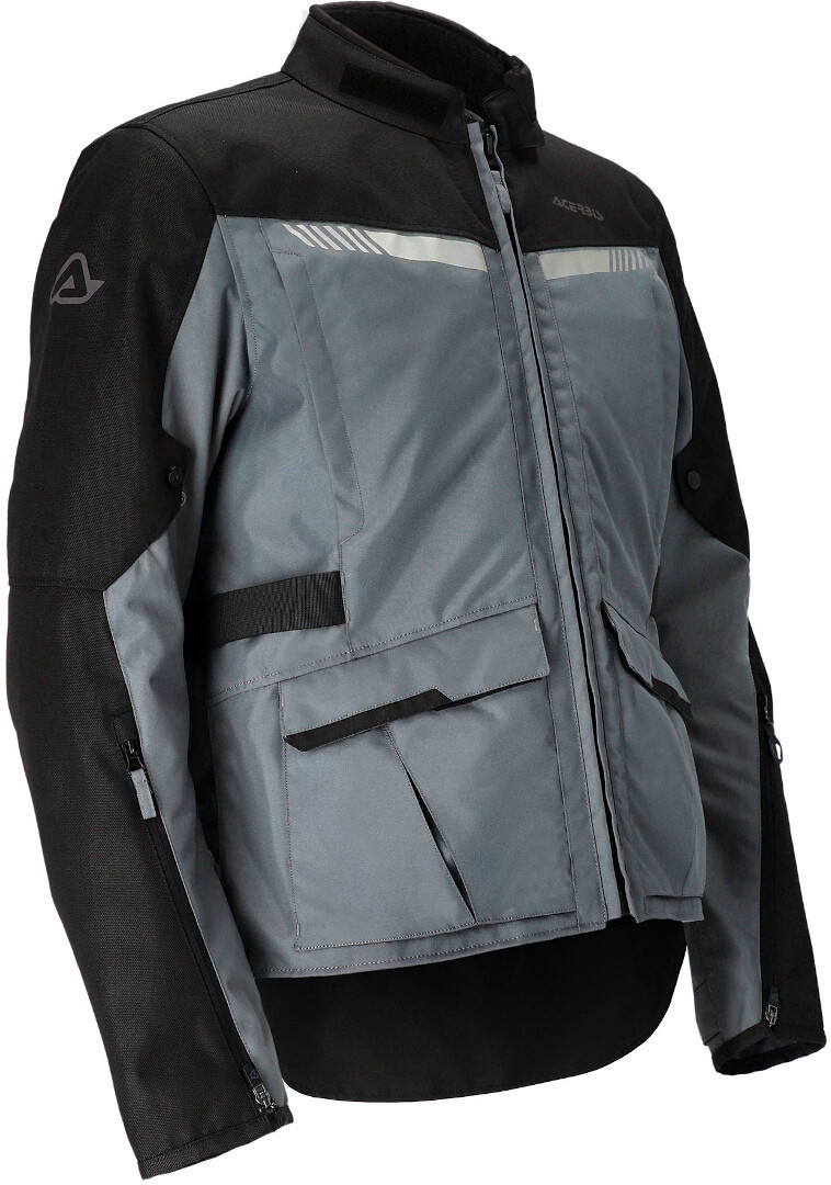 Image of Acerbis X-Trail Giacca tessile moto da donna, nero-grigio, dimensione S per donne