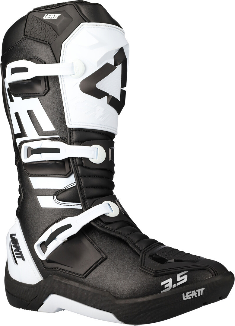 Leatt 3.5 Motocross Boots, black-white, Size 40 41, black-white, Size 40 41