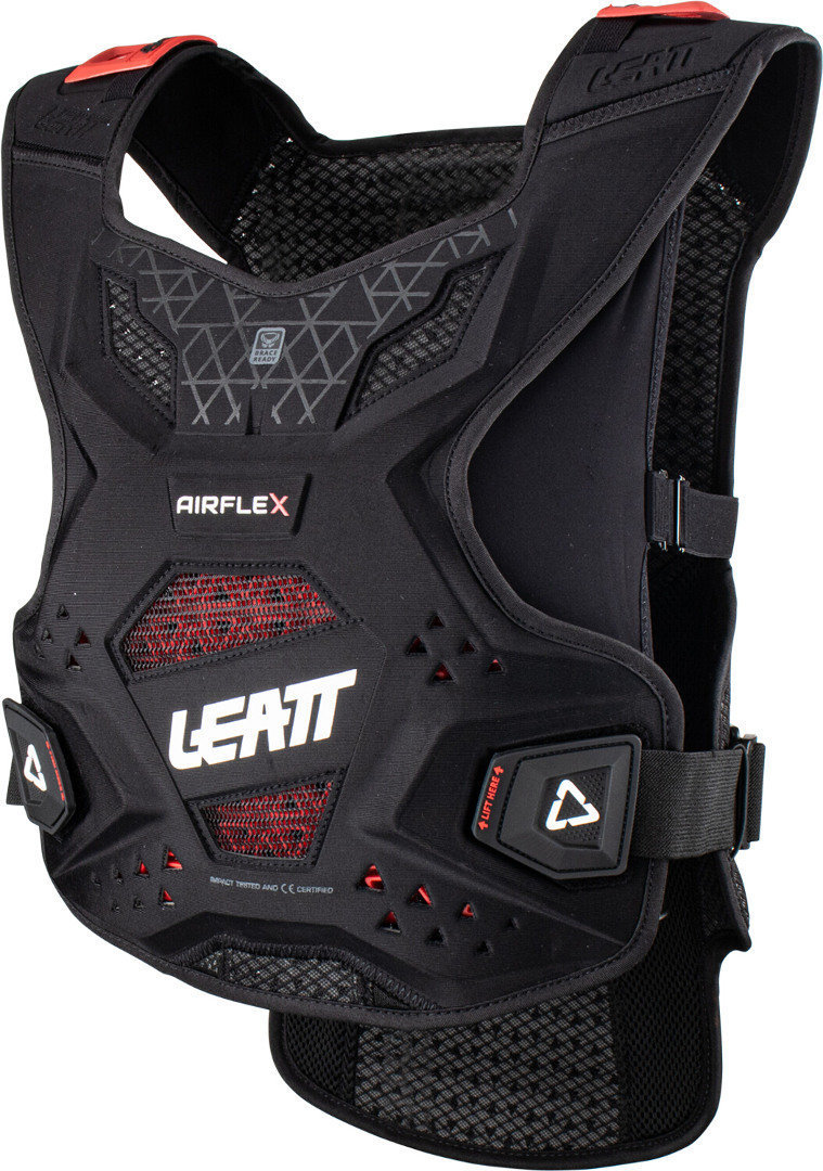 Leatt AirFlex Ladies Chest Protector, black, Size 2XS S for Women, black, Size 2XS S for Women