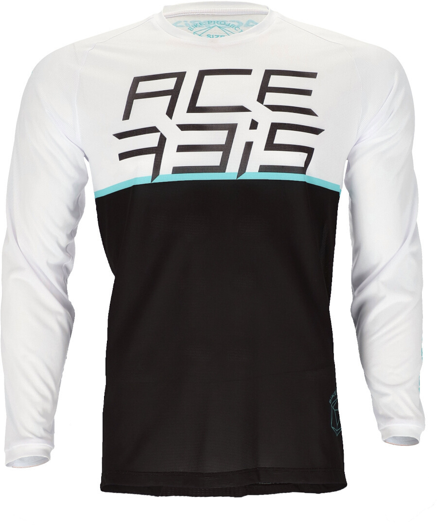 Side view of Acerbis Razorcrest Bicycle Jersey, black-white, Size 3XL for Men