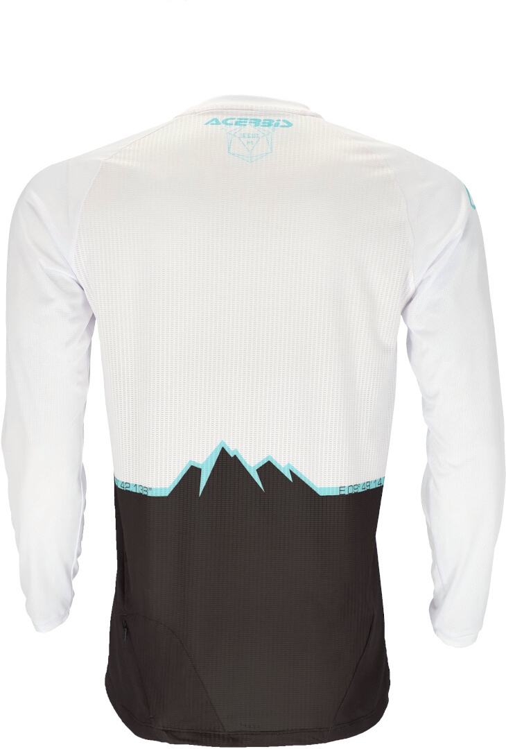 Side view of Acerbis Razorcrest Bicycle Jersey, black-white, Size 3XL for Men