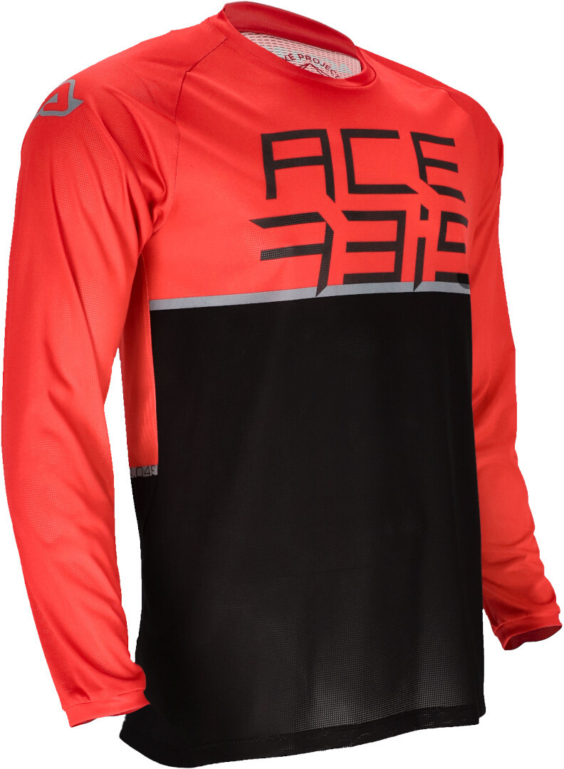 Image of Acerbis Razorcrest Maglia da bicicletta, nero-rosso, dimensione 3XL