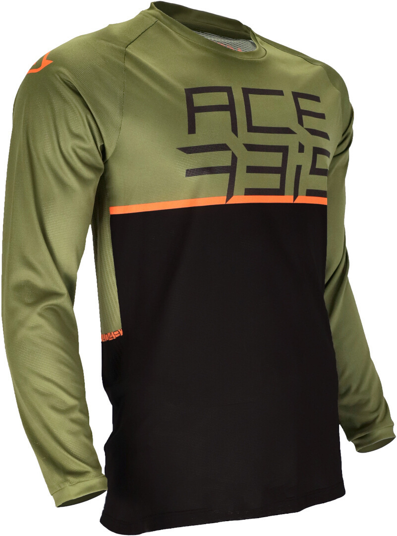 Image of Acerbis Razorcrest Maglia da bicicletta, nero-verde, dimensione S