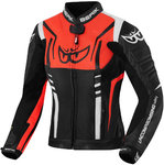 Berik Striper Ladies Motorcycle Leather Jacket Jaqueta de cuir de moto de senyores