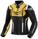 Berik Striper Ladies Motorcycle Leather Jacket Veste en cuir de moto pour dames