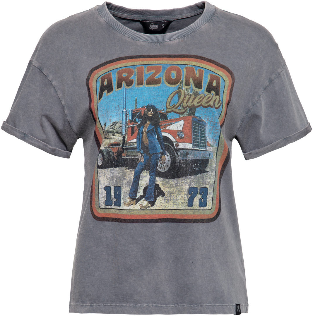 Queen Kerosin Arizona Queen T-Shirt Femme, gris, taille 4XL pour Femmes