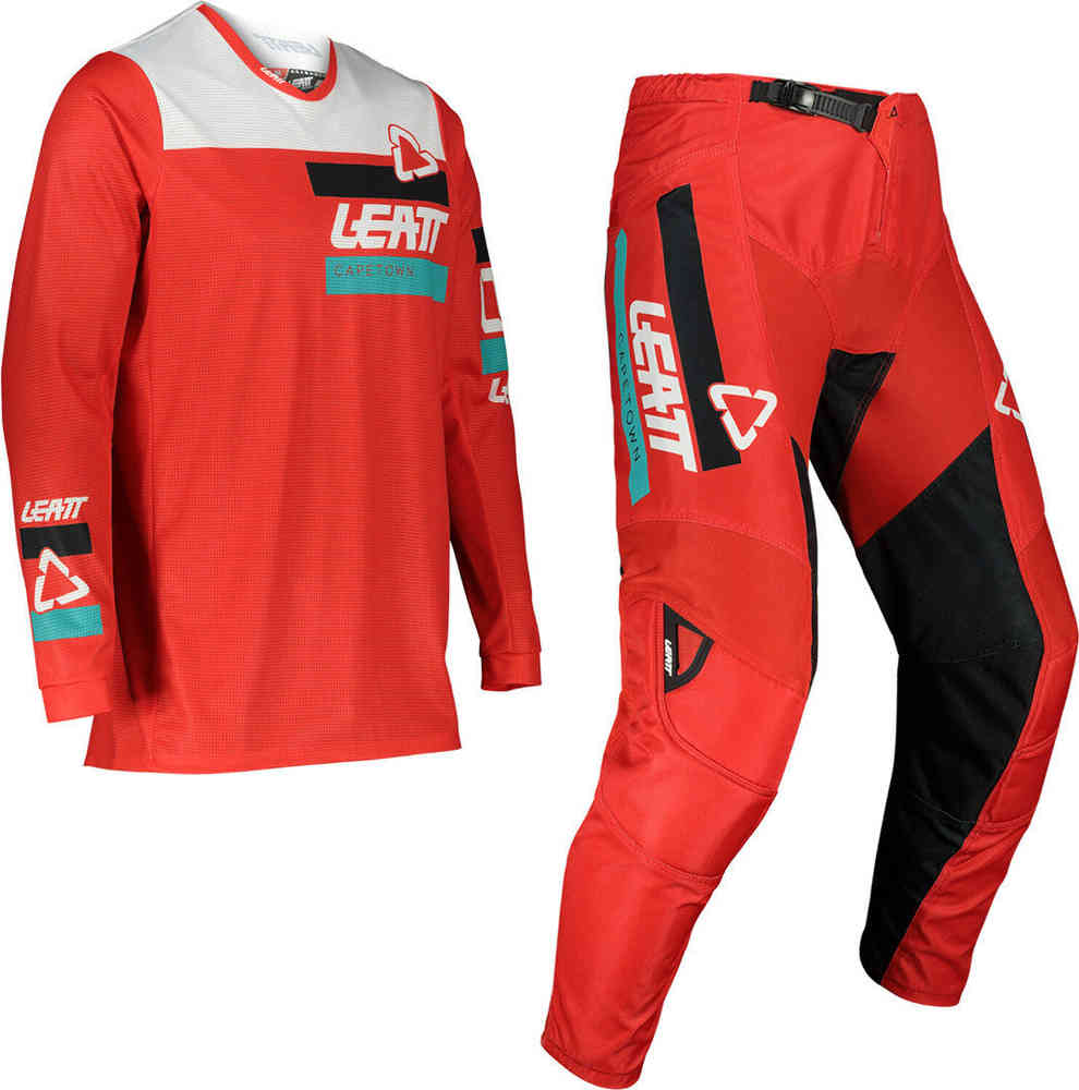 Leatt Moto 3.5 Ride Motocross Jersey e Conjunto de Calças