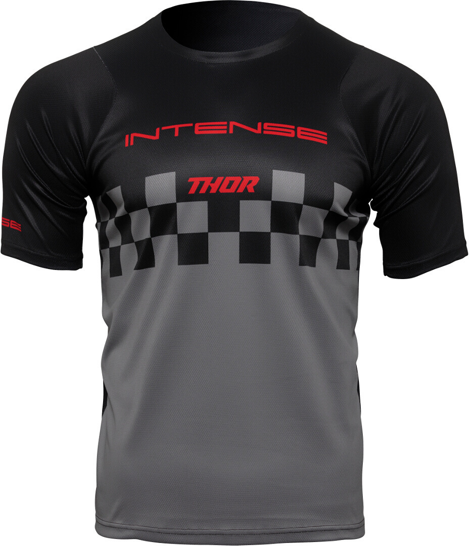 Thor Intense Assist Chex Bicycle Jersey, black-grey, Size L, black-grey, Size L