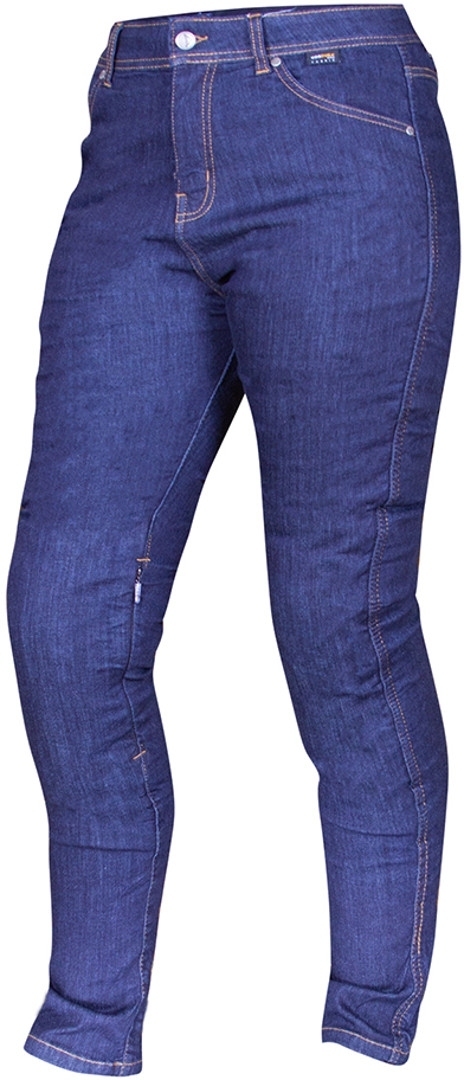 Merlin Trinity Stretch Ladies Motorcycle Jeans, blue, Size 2XL 38 for Women, blue, Size 2XL 38 for Women