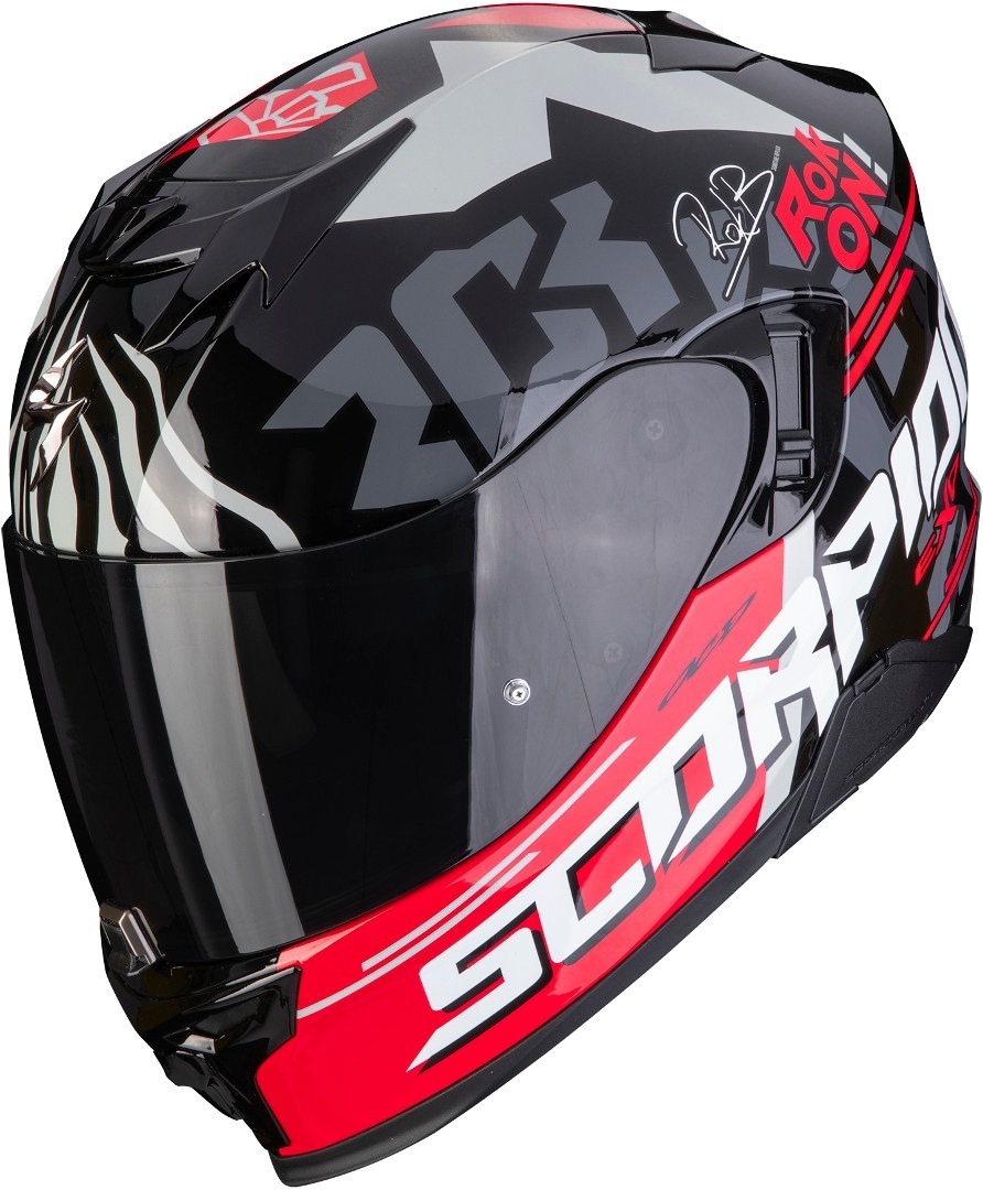 Scorpion EXO-520 Air Rok Bagoros Helmet, black-red, Size XS, black-red, Size XS