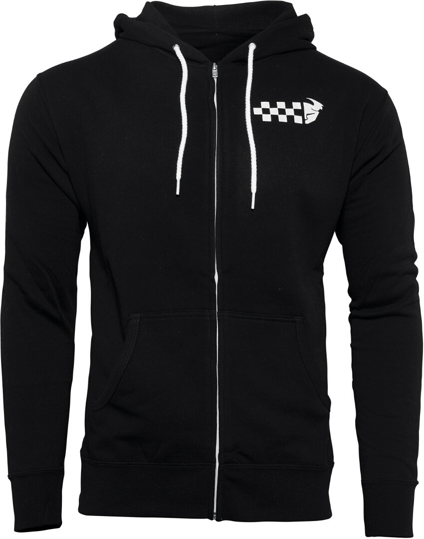 Thor Checkers Zip Hoodie, black, Size M, black, Size M