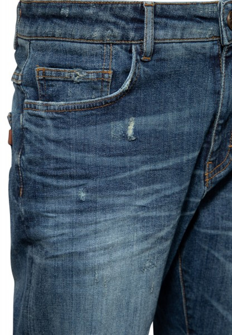 Side view of King Kerosin Robin Special Wash Jeans, blue, Size 31 for Men