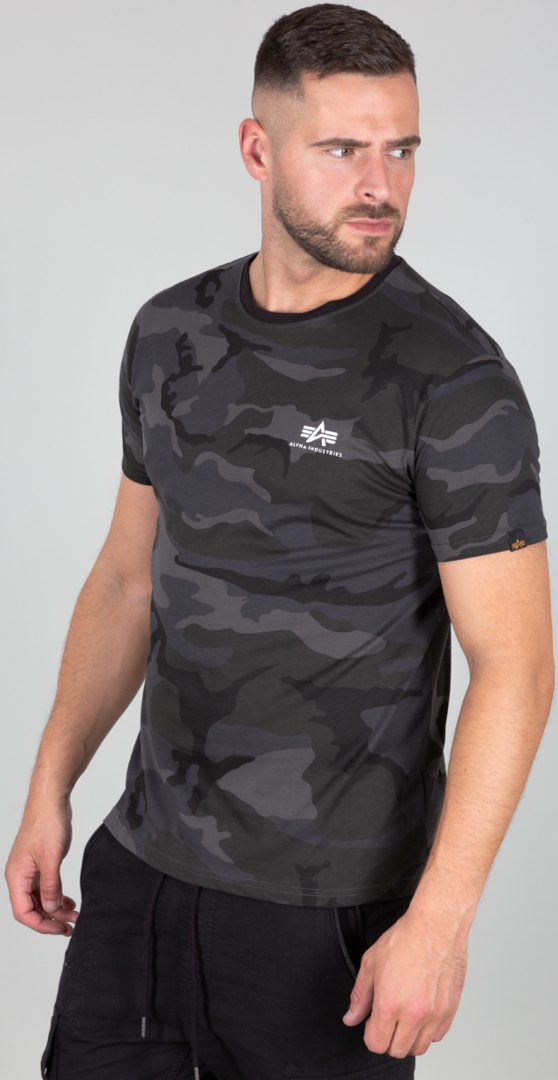 Alpha Industries Backprint Camo T-shirt, flerfärgad, storlek S