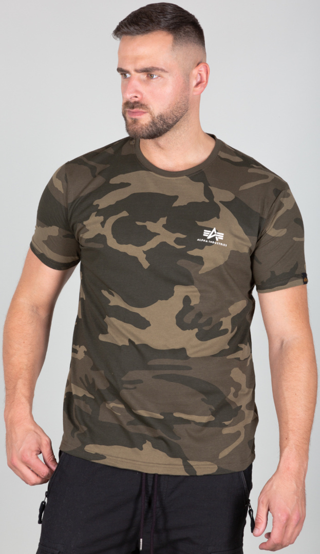 Alpha Industries Backprint Camo T-shirt, flerfärgad, storlek 2XL