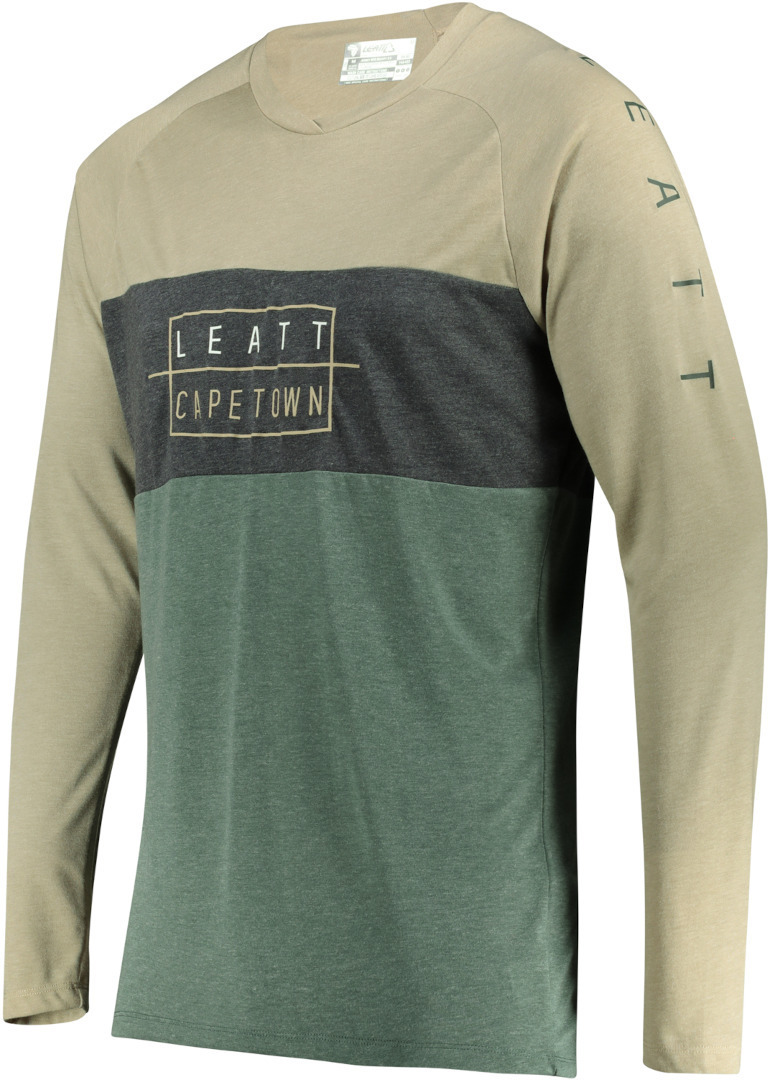 Leatt MTB Gravity 2.0 Bicycle Jersey, green, Size M, green, Size M