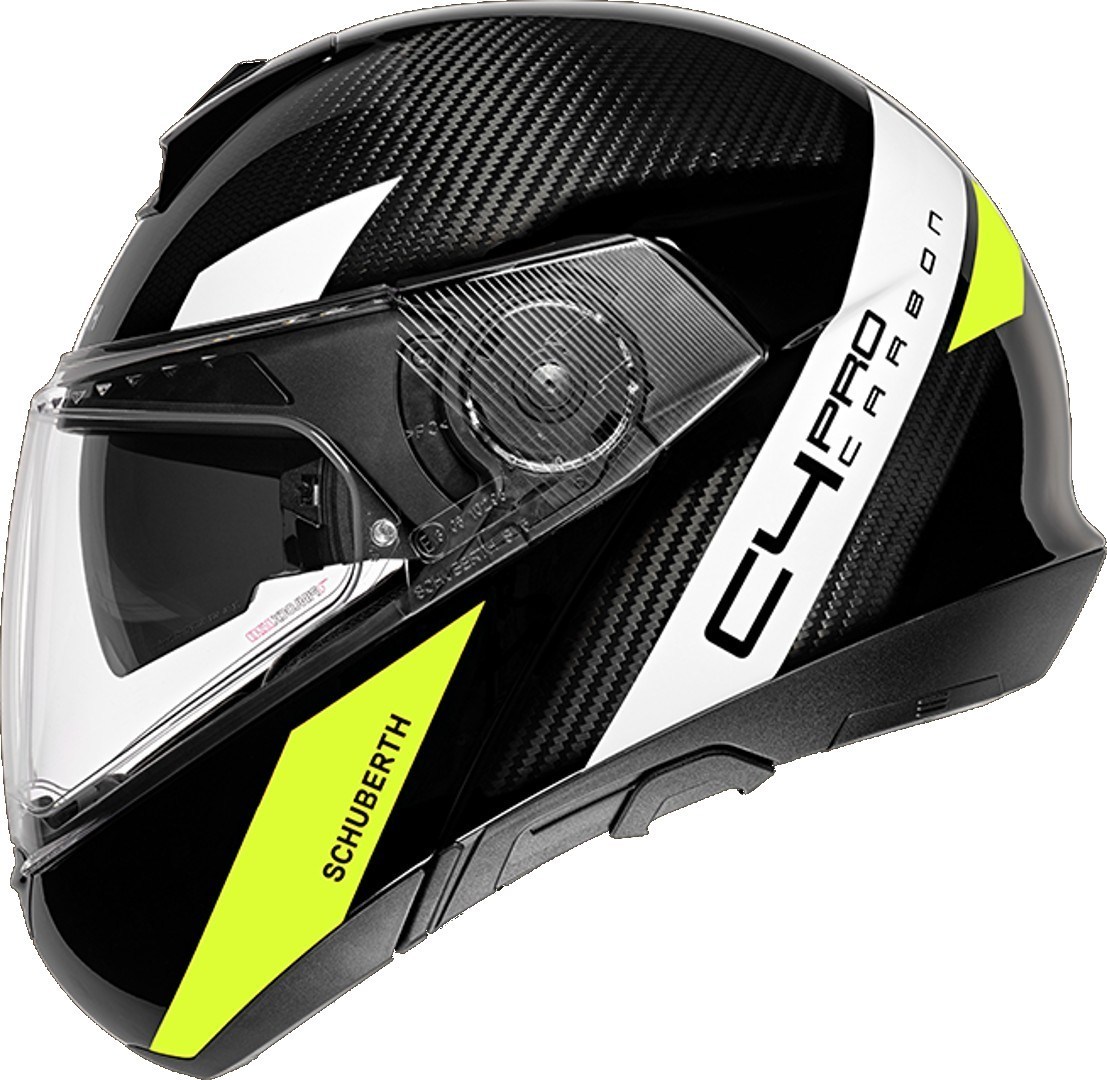 Schuberth C4 Pro Carbon Avio 3K Helmet, yellow, Size M, yellow, Size M