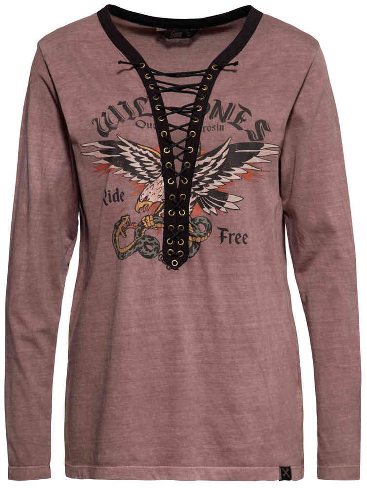 Queen Kerosin Wild Ones Ride Free Ladies Longsleeve