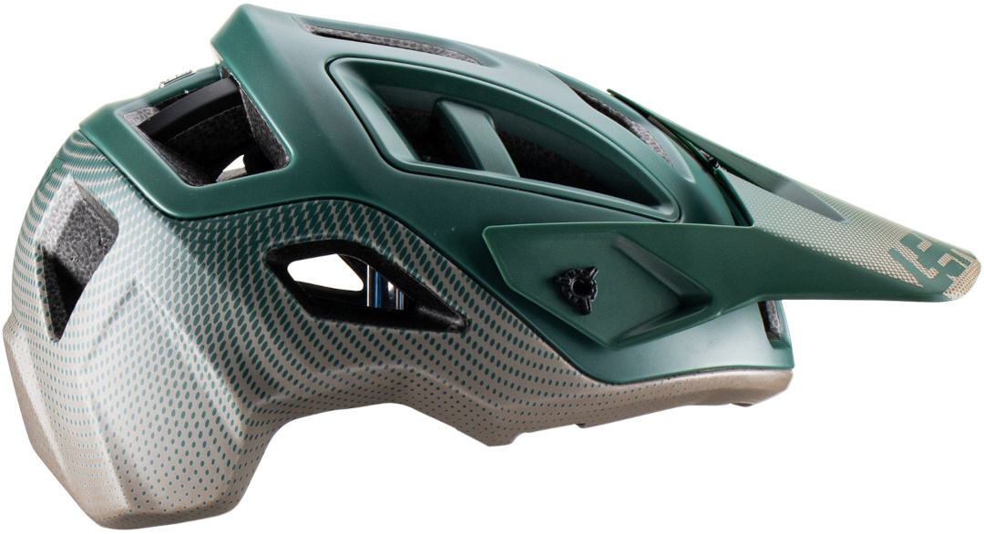 Side view of Leatt MTB All Mountain 3.0 Bicycle Helmet, green, Size M for Men