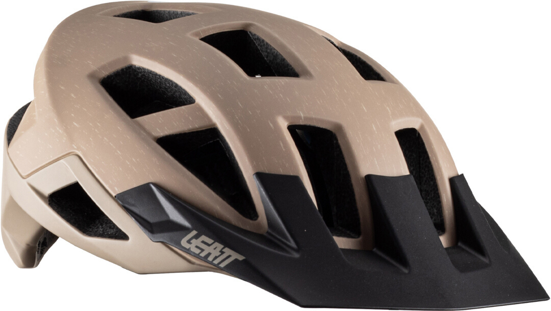 Side view of Leatt MTB Trail 2.0 Bicycle Helmet, brown, Size M for Men