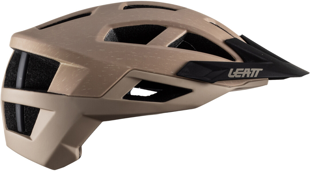 Side view of Leatt MTB Trail 2.0 Bicycle Helmet, brown, Size M for Men