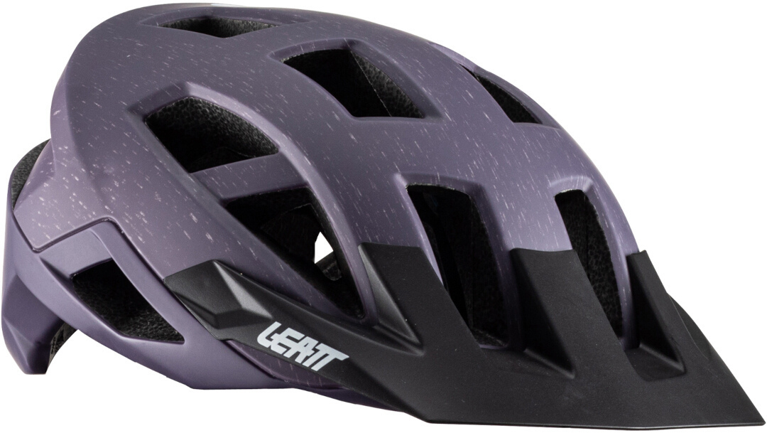 Side view of Leatt MTB Trail 2.0 Bicycle Helmet, purple, Size L for Men