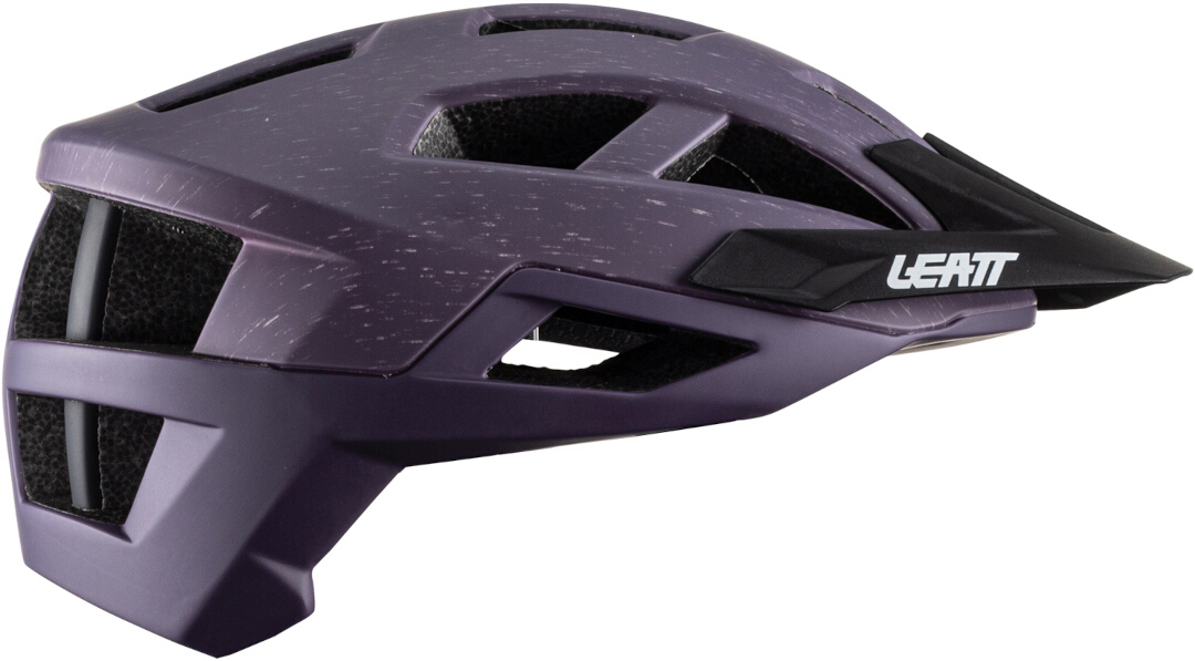 Side view of Leatt MTB Trail 2.0 Bicycle Helmet, purple, Size L for Men