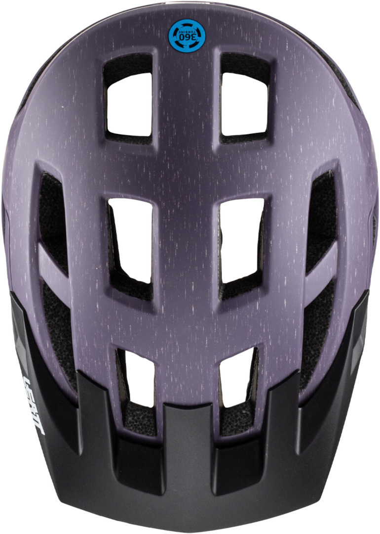 Side view of Leatt MTB Trail 2.0 Bicycle Helmet, purple, Size L for Men
