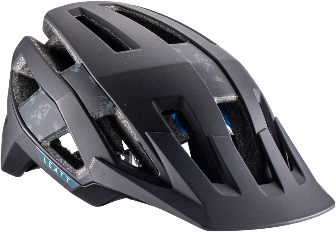Side view of Leatt MTB Trail 3.0 Bicycle Helmet, black, Size L for Men