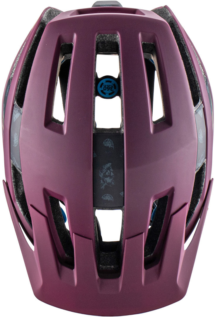 Side view of Leatt MTB Trail 3.0 Bicycle Helmet, purple, Size M for Men