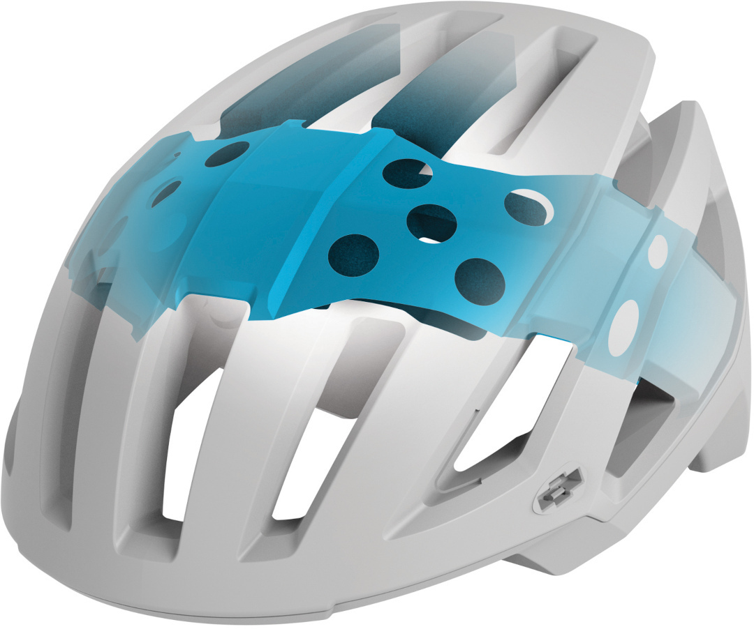 Side view of Leatt MTB Trail 3.0 Desert Bicycle Helmet, white, Size M for Men