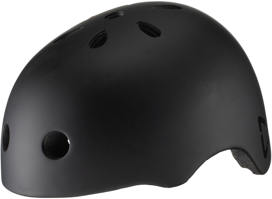 Side view of Leatt MTB Trail 1.0 Solid Bicycle Helmet, black, Size S for Men