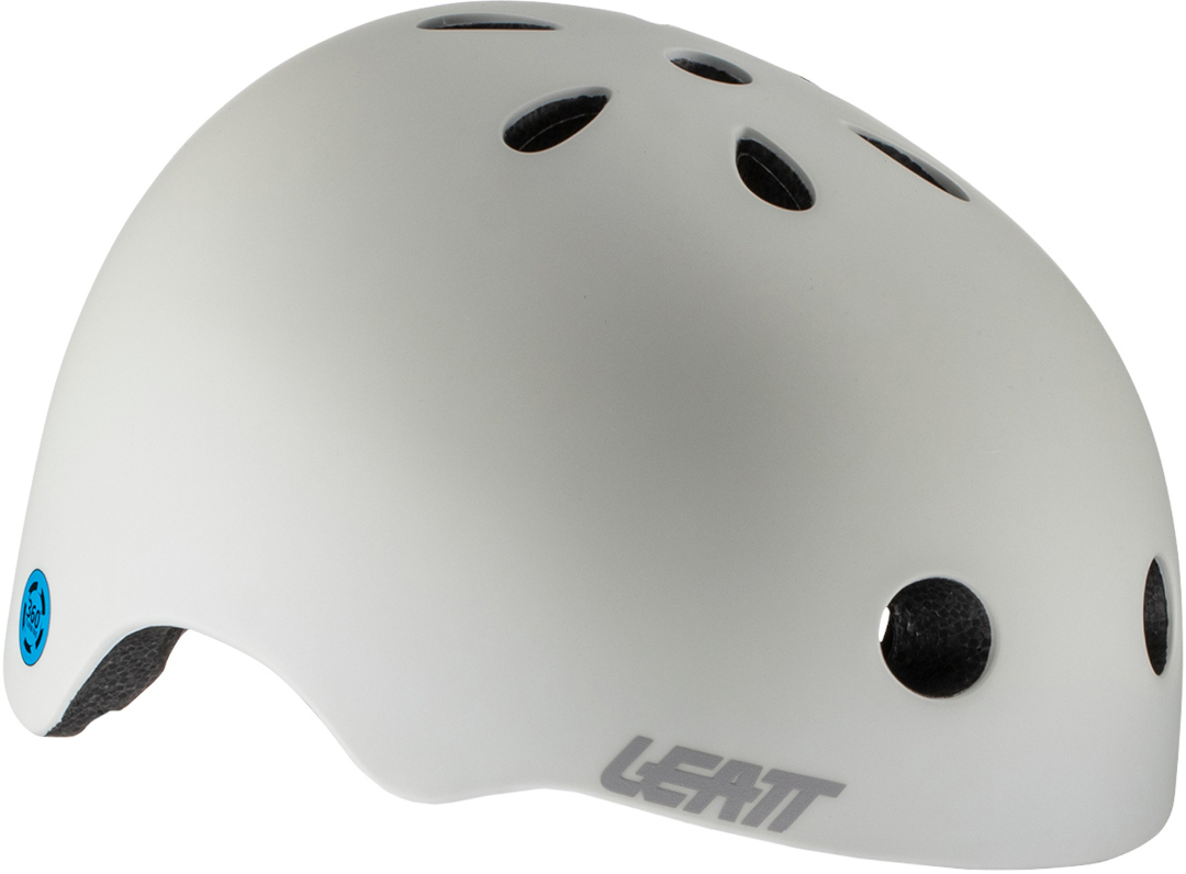 Side view of Leatt MTB Trail 1.0 Solid Bicycle Helmet, grey, Size S for Men