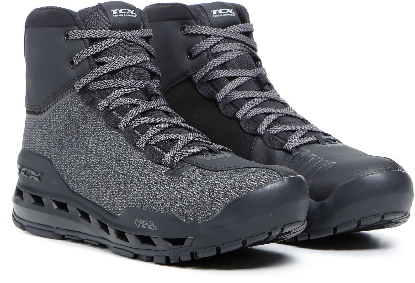 Image of TCX Climatrek Surround Gore-Tex Scarpe Moto, nero-grigio, dimensione 48