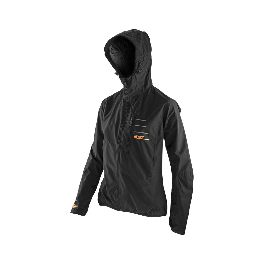 Side view of Leatt MTB All Mountain 2.0 Ladies Bicycle Jacket, black, Size XS for Women