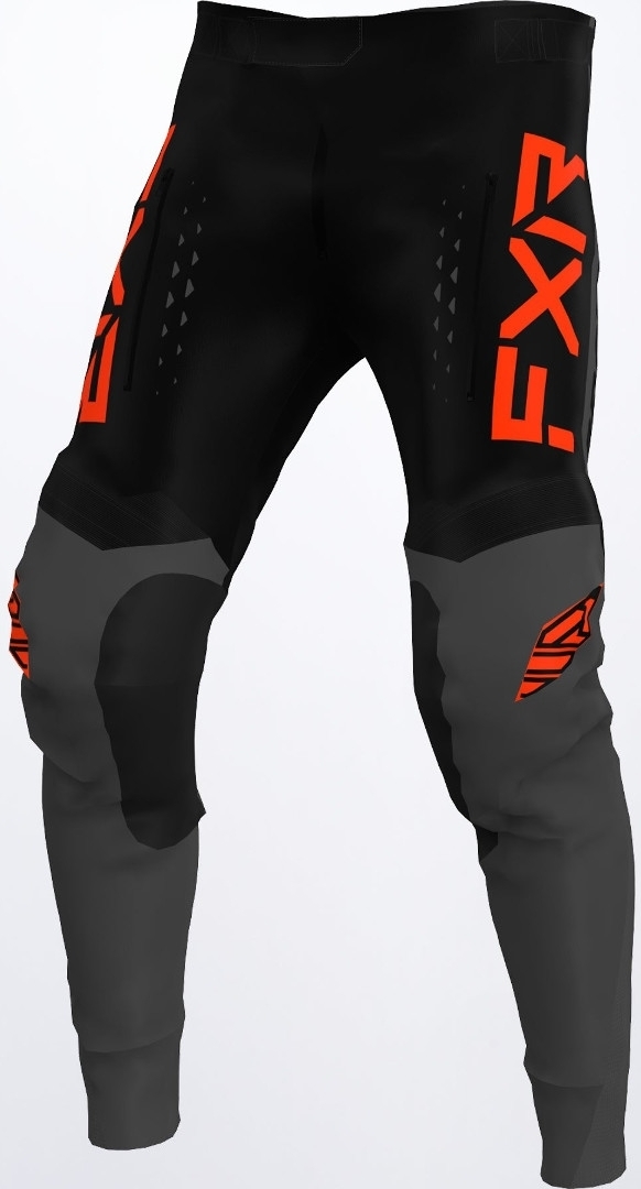 FXR Off-Road RaceDiv Motocross Pants, black-red, Size 28, black-red, Size 28