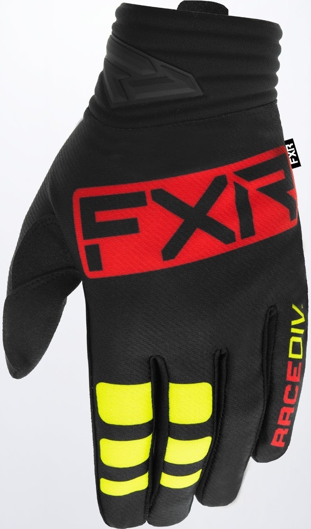 FXR Prime Motocross Gloves, black-red, Size S, black-red, Size S