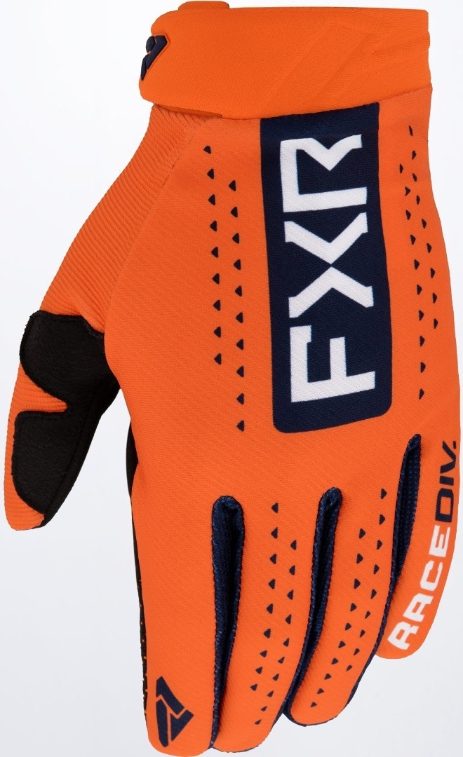 FXR Reflex Motocross Gloves, blue-orange, Size S