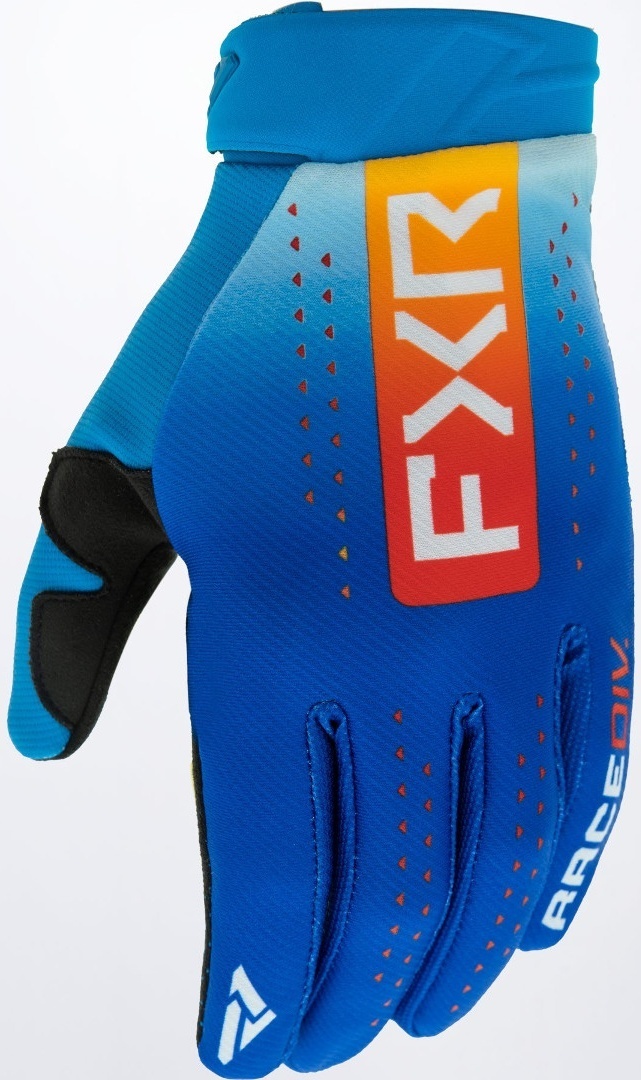 Image of FXR Reflex Guanti motocross, blu-arancione, dimensione L