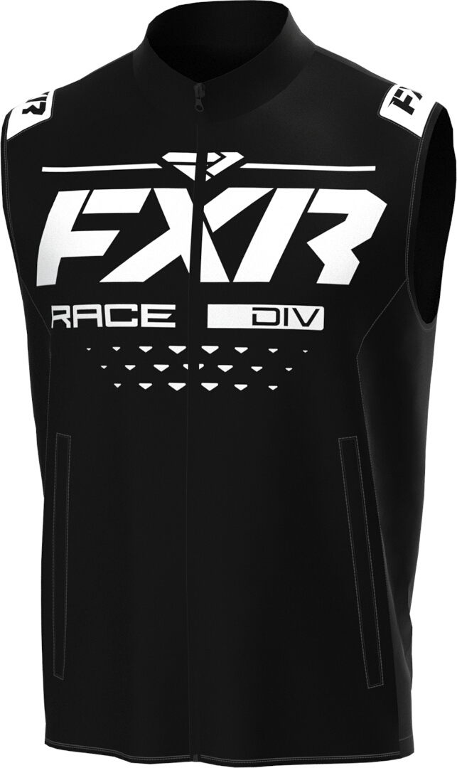 FXR RR Motocross Weste, schwarz-weiss, Größe 2XL, schwarz-weiss, Größe 2XL