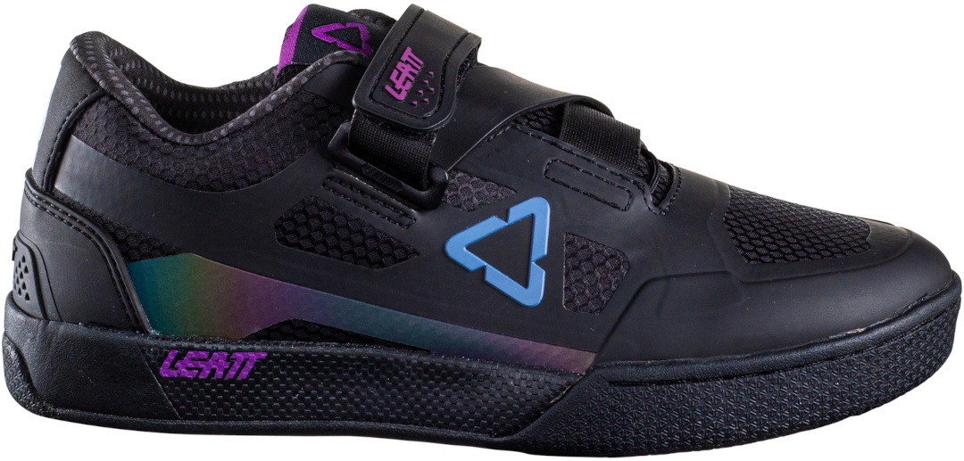 Leatt 5.0 Klickpedal Ladies Bicycle Shoes, black-purple, Size 41 42 for Women-image-8674502