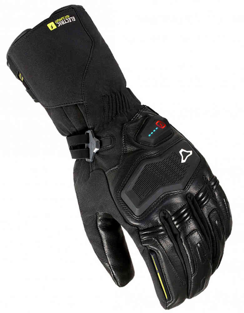 Electric heated top motorcycle gloves