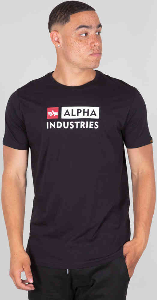Alpha Industries Block-Logo Maglietta