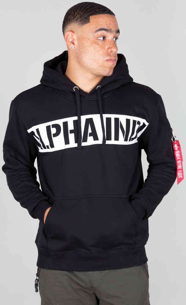 Alpha industries stripe hoodie 2025