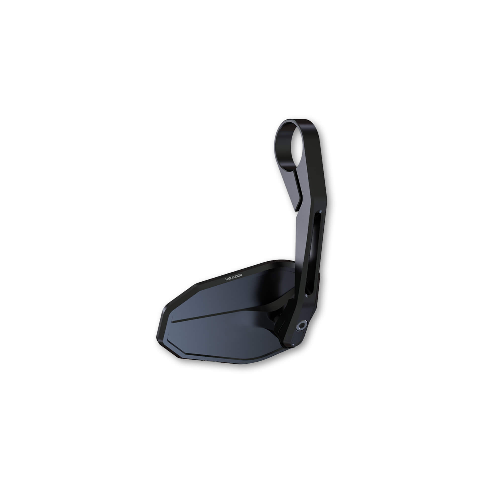 HIGHSIDER VICTORY-SLIM handlebar end mirror, black, black