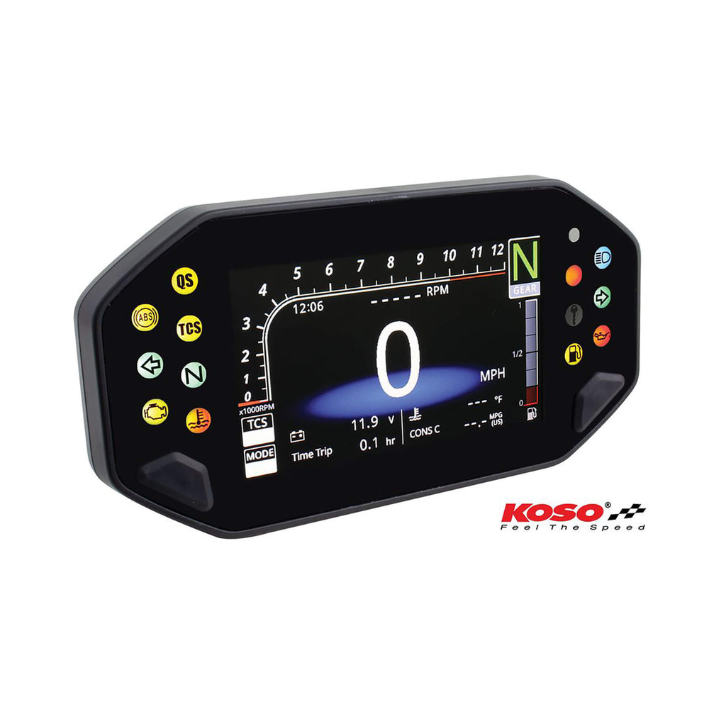 KOSO Digital multifunctional cockpit RX-4 for MT-07/09, XSR 700/900