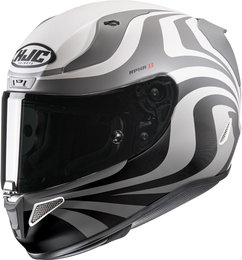 HJC RPHA 11 Litt Carbon Helmet - XS / Black/White