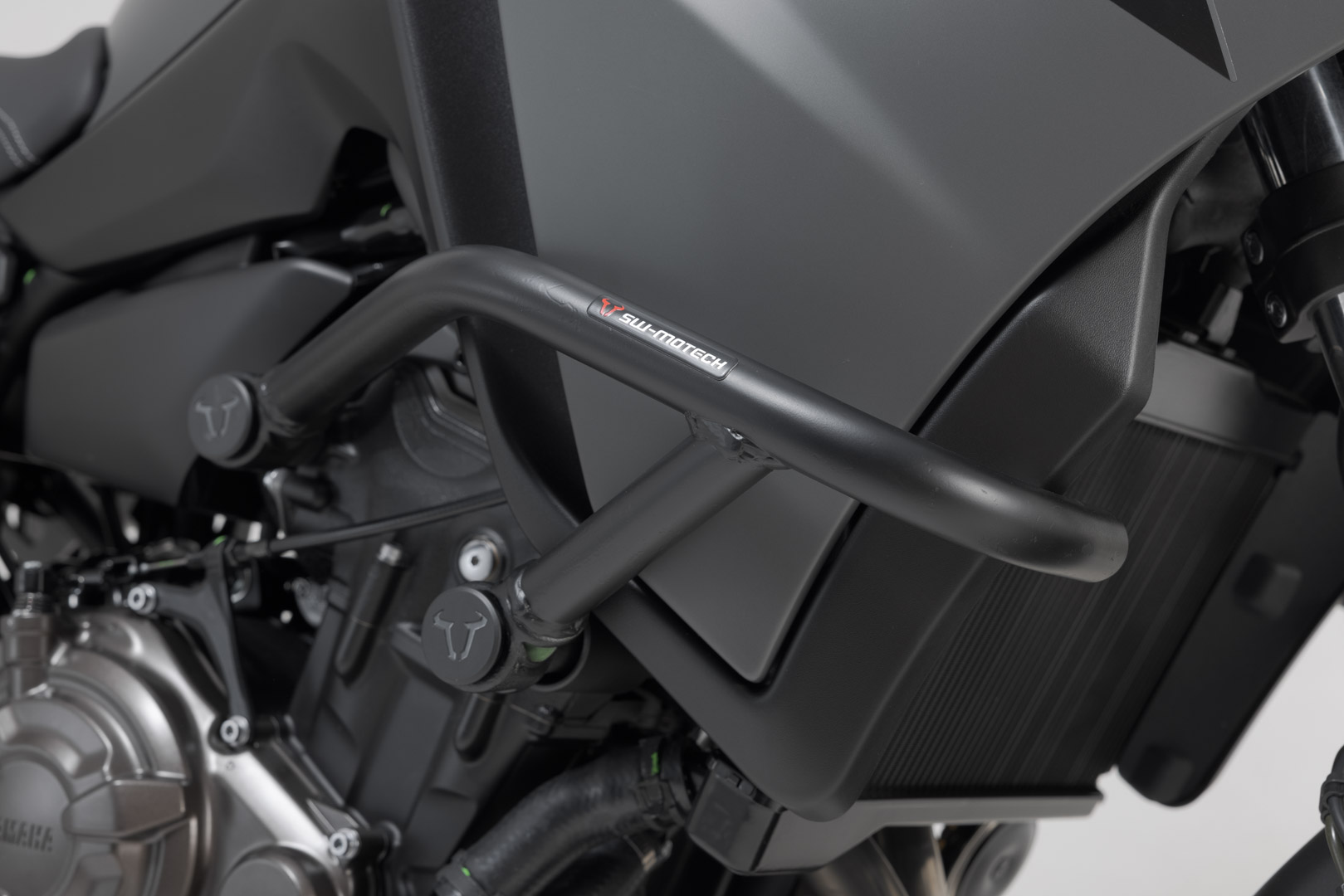 SW-Motech Crash bar - Black. Yamaha MT-07 Tracer (16-), MT-07 (20-)., black