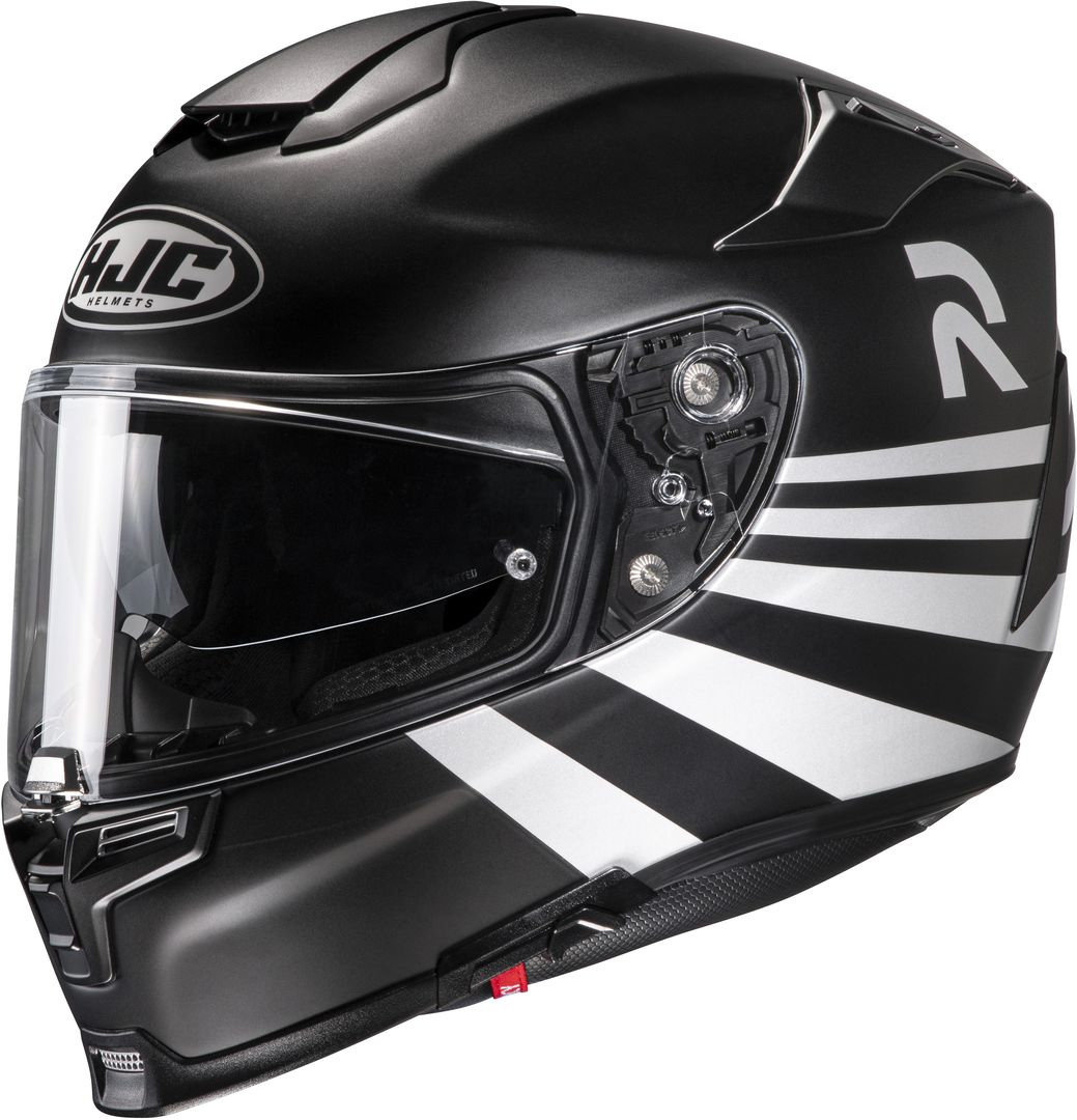 HJC RPHA 70 Stipe Helmet, black-white, Size XS 54 55, black-white, Size XS 54 55